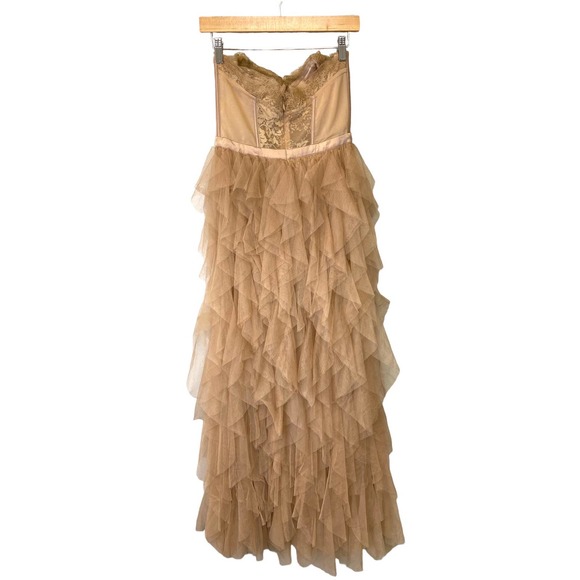 NWT for Love & Lemons Bustier Gown Warm Taupe Size M - Picture 6 of 14